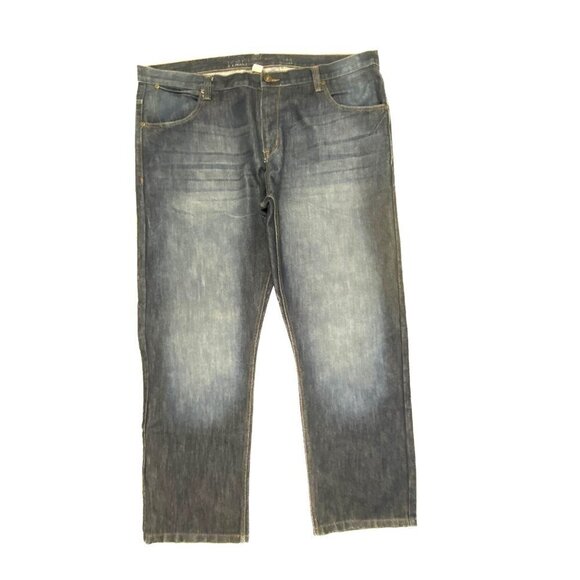 PD&C Relaxed Straight Men's size 44x30 Dark Blue Denim Jeans - Picture 1 of 3